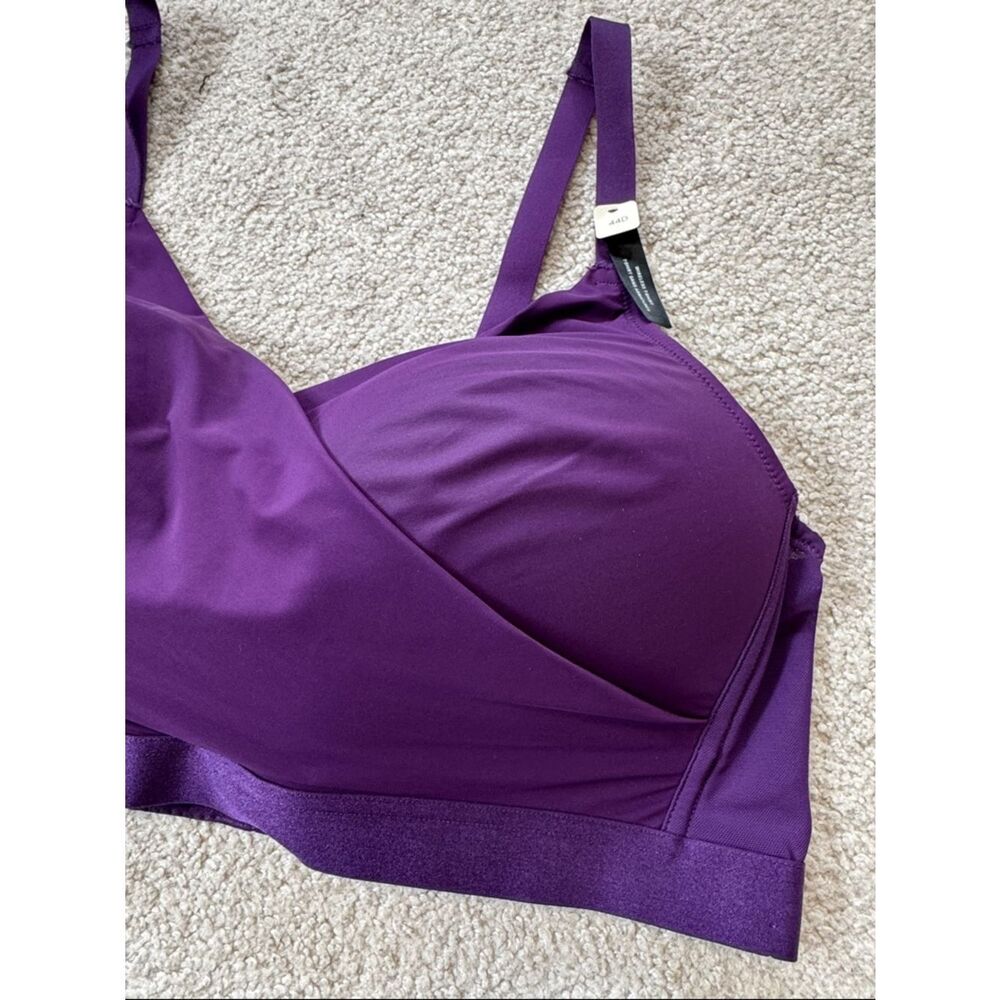 Deesse NWT Wireless T-Shirt Bra Purple Sz44D - Picture 2 of 8